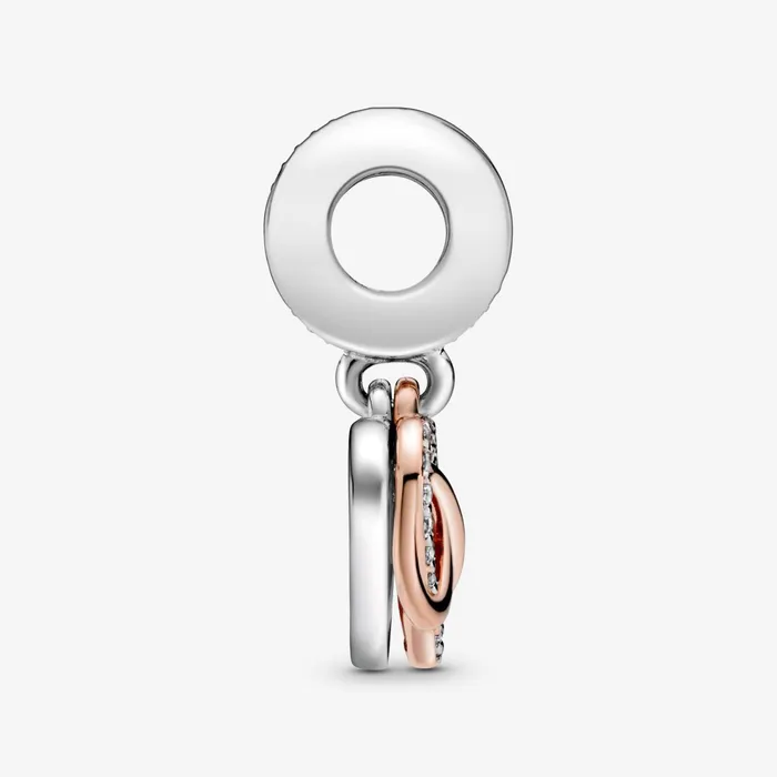 Dangle Charms Women Pandora Sparkling Infinity Heart Dangle Charm