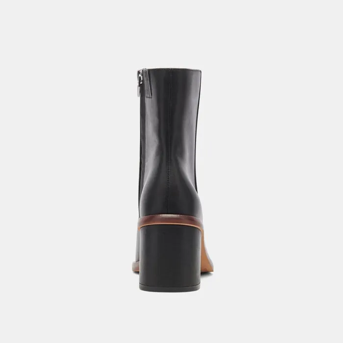 Dapper Booties Black Leather Women Dolce Vita Boots and Booties