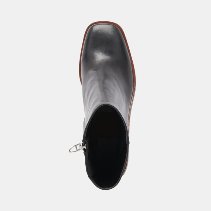 Dapper Booties Black Leather Women Dolce Vita Boots and Booties