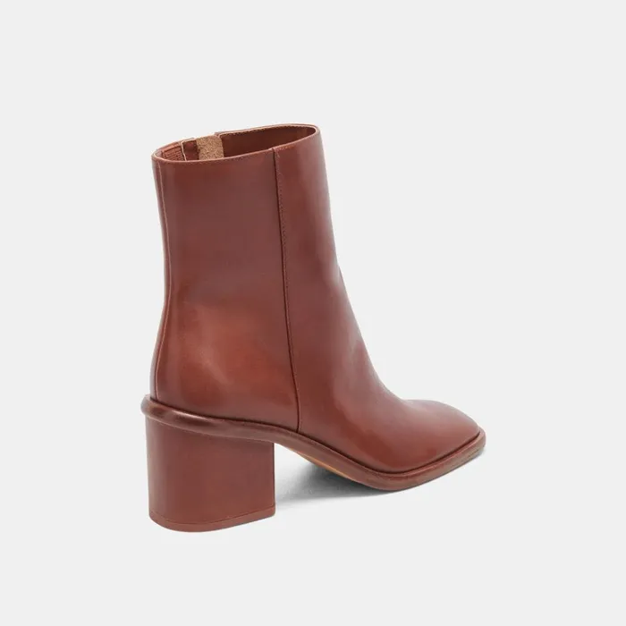 Dapper Booties Russet Leather Women Dolce Vita Boots and Booties