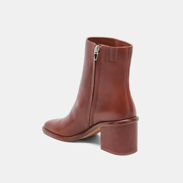 Dapper Booties Russet Leather Women Dolce Vita Boots and Booties