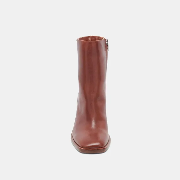 Dapper Booties Russet Leather Women Dolce Vita Boots and Booties