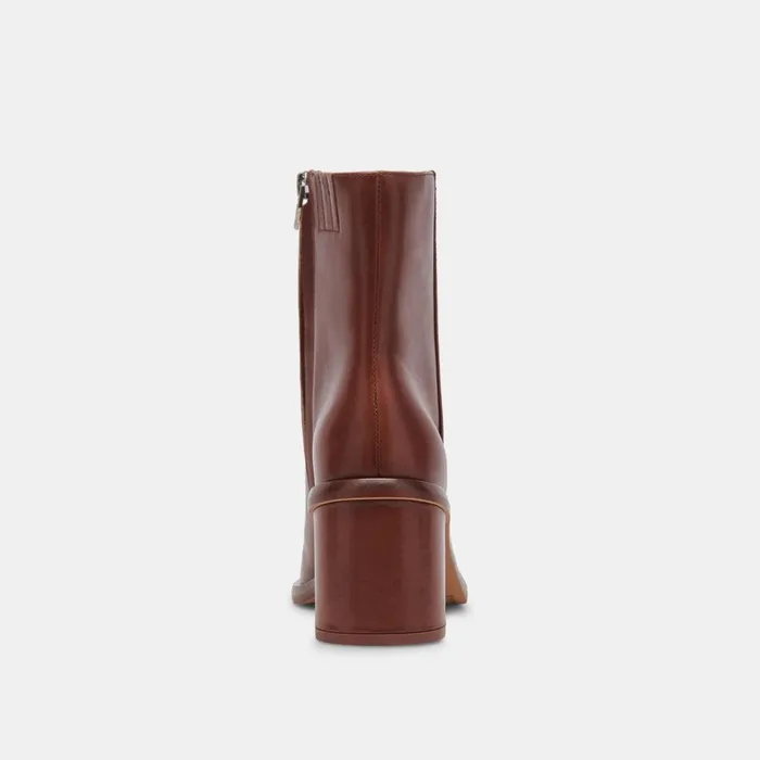 Dapper Booties Russet Leather Women Dolce Vita Boots and Booties