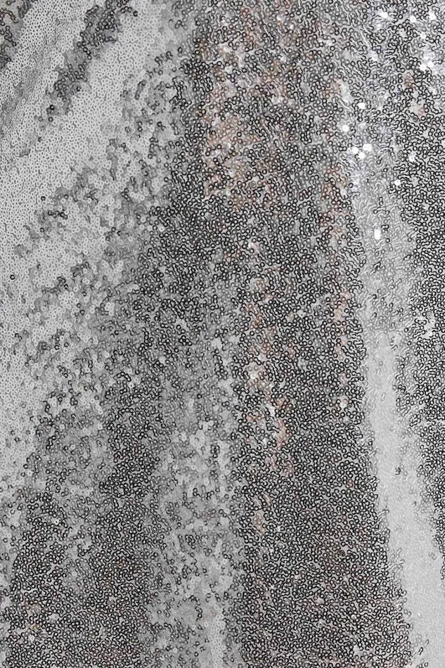 Delilaah Mini Dress 8211 Strappy V Neck Slip Sequin Dress In Silver Sequins Women Showpo Curve Clothes