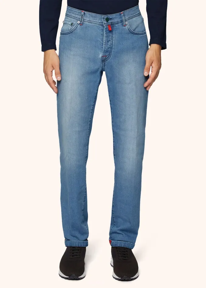 DENIM AND CASHMERE TAILORED JEANS Men Kiton Jeans DENIM AND CASHMERE TAILORED JEANS Men Kiton Jeans