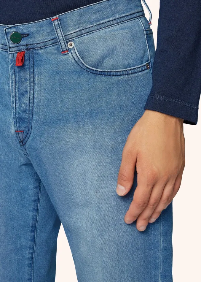 DENIM AND CASHMERE TAILORED JEANS Men Kiton Jeans DENIM AND CASHMERE TAILORED JEANS Men Kiton Jeans