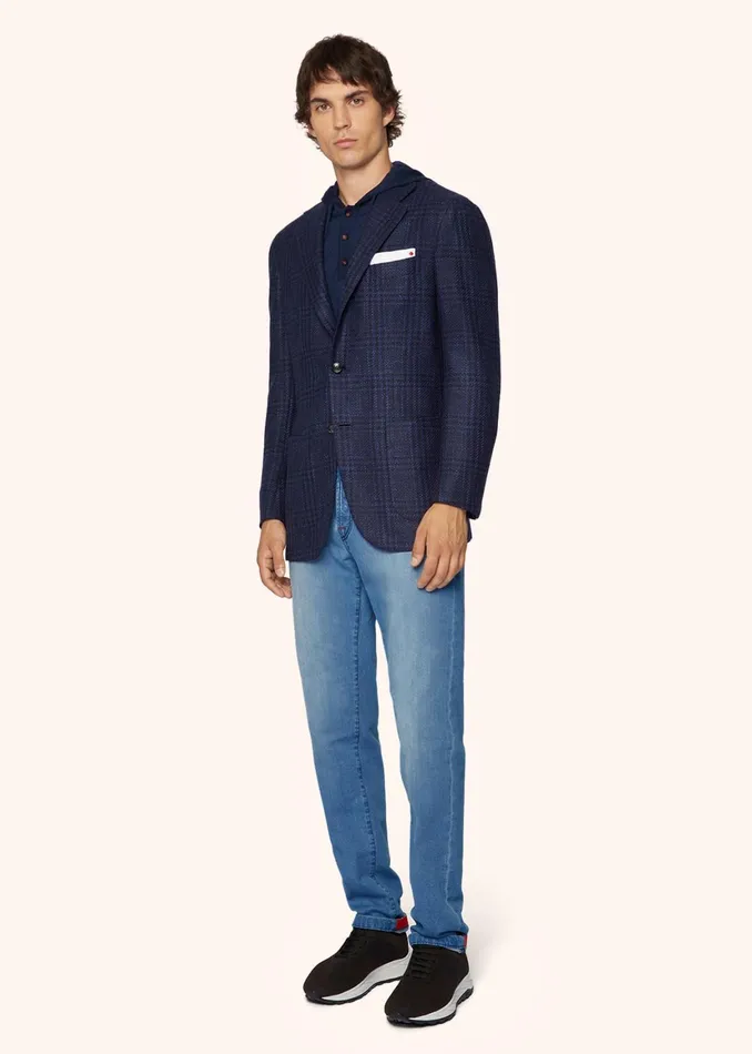 DENIM AND CASHMERE TAILORED JEANS Men Kiton Jeans DENIM AND CASHMERE TAILORED JEANS Men Kiton Jeans