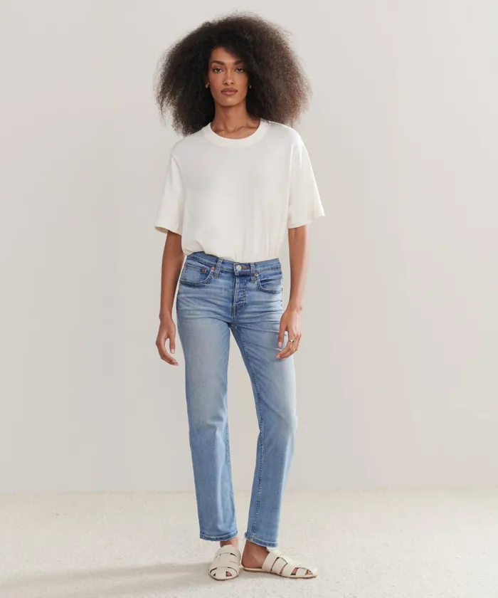 Denim Women Jenni Kayne Mid Rise Stovepipe Hacienda