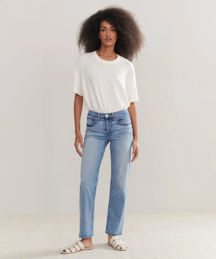 Denim Women Jenni Kayne Mid Rise Stovepipe Hacienda