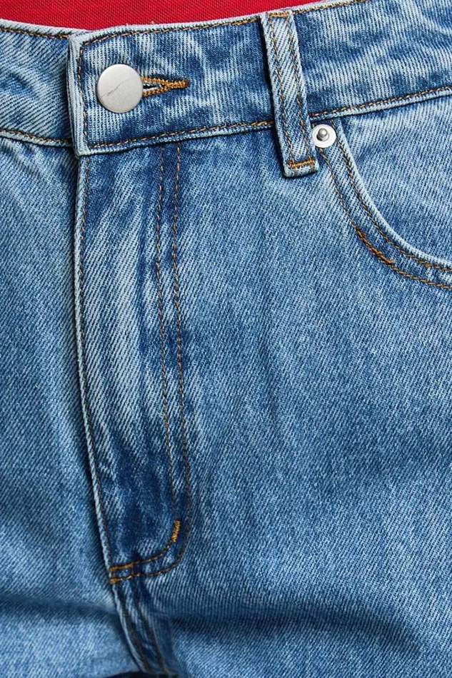 Dexter Jeans 8211 High Waisted Straight Leg Denim Jeans In Blue Women Showpo Conscious