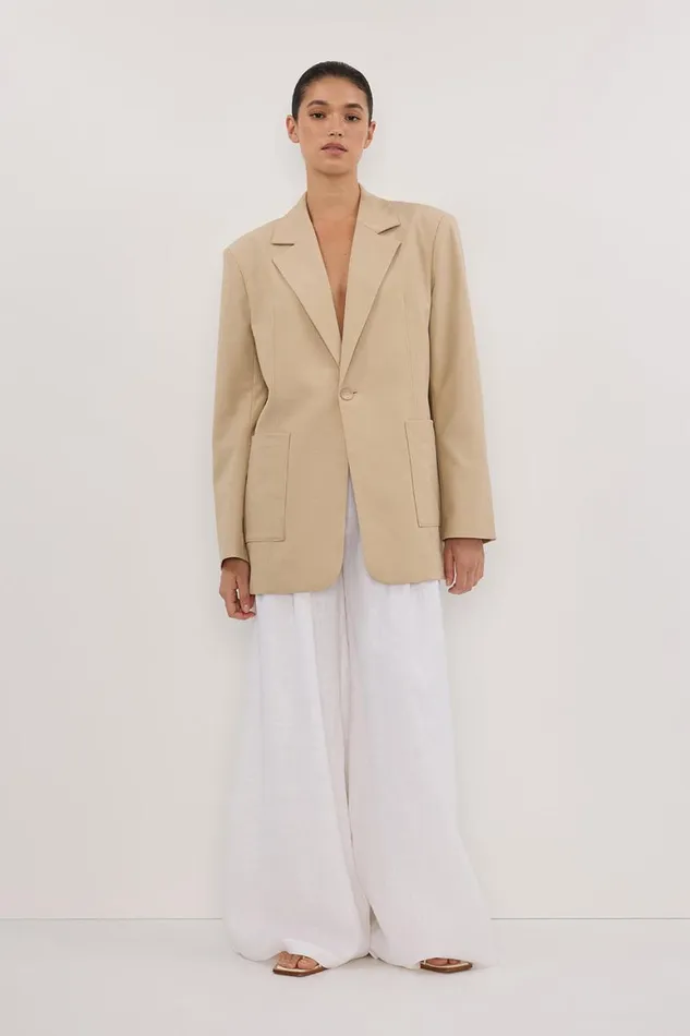 DISSH Blazers LOUIE NATURAL PATCH POCKET BLAZER 8211 Women