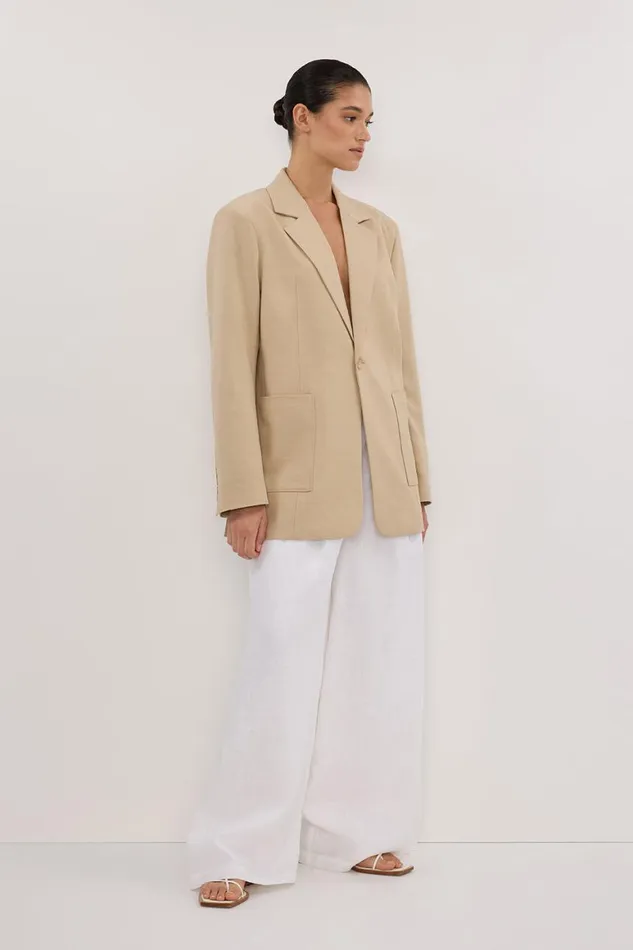 DISSH Blazers LOUIE NATURAL PATCH POCKET BLAZER 8211 Women