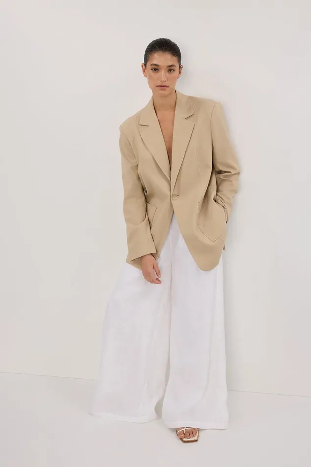 DISSH Blazers LOUIE NATURAL PATCH POCKET BLAZER 8211 Women
