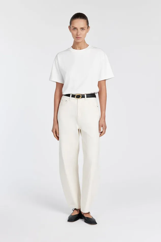 DISSH Jeans CALEB CREAM BARREL LEG JEAN 8211 Women