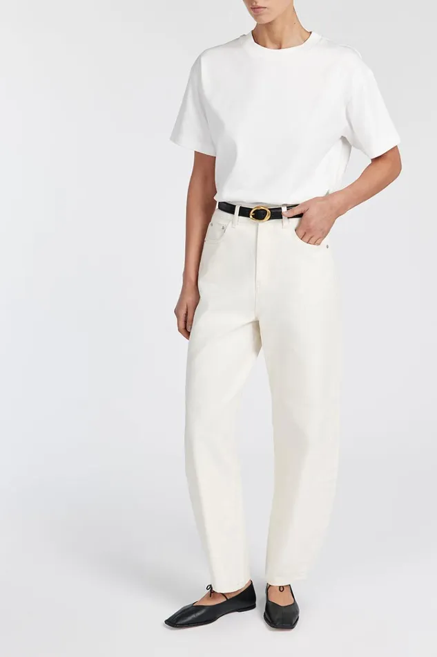 DISSH Jeans CALEB CREAM BARREL LEG JEAN 8211 Women