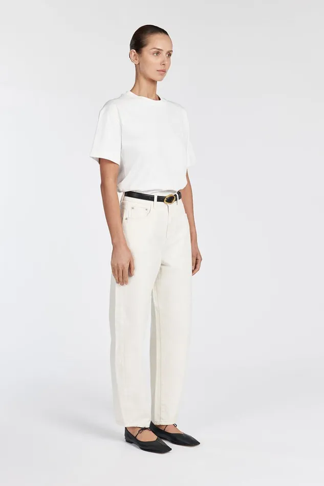 DISSH Jeans CALEB CREAM BARREL LEG JEAN 8211 Women