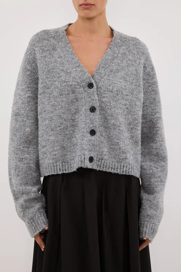 DISSH Knitted PIP SILVER MARLE KNIT CARDIGAN 8211 Women