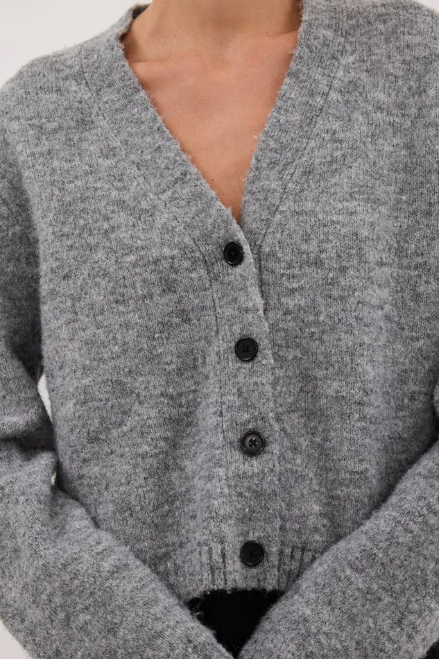 DISSH Knitted PIP SILVER MARLE KNIT CARDIGAN 8211 Women