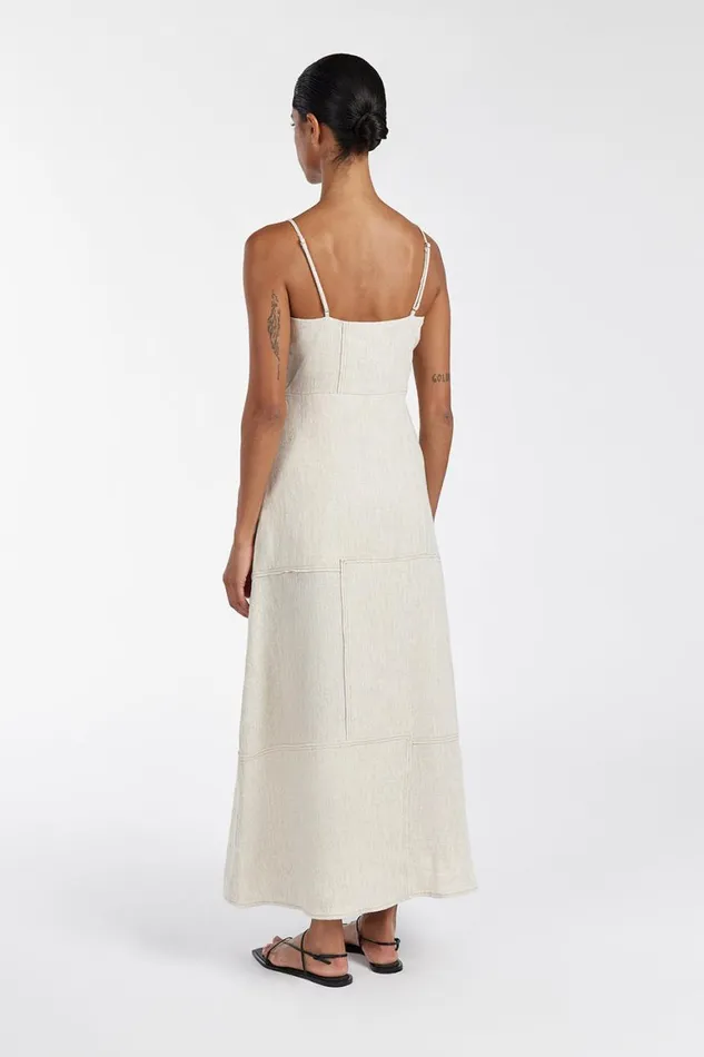 DISSH Midi Dresses CATIE NATURAL PATCHWORK MIDI DRESS 8211 Women