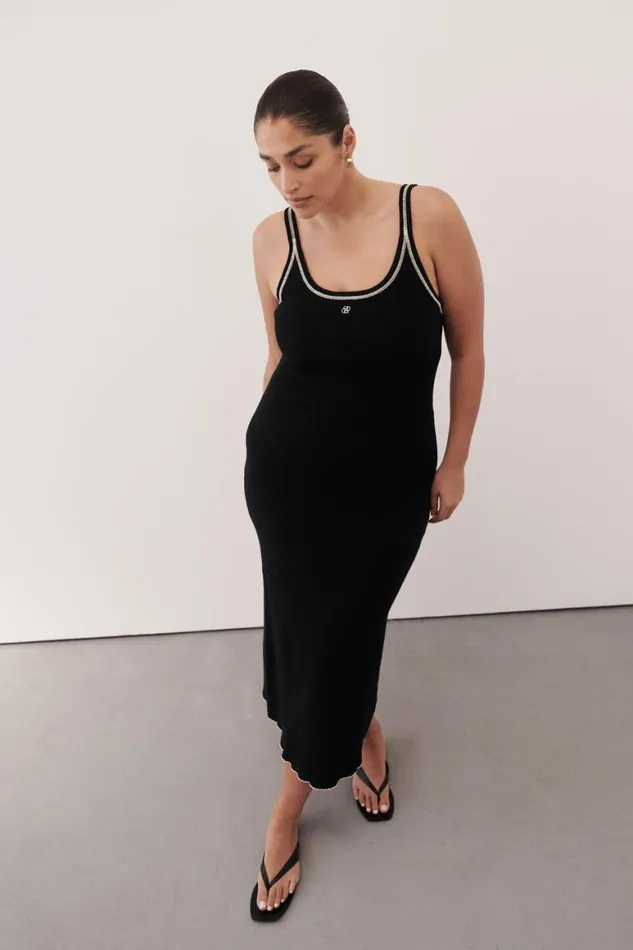 DISSH Midi Dresses SIGNATURE CONTRAST SCOOP MIDI DRESS 8211 Women