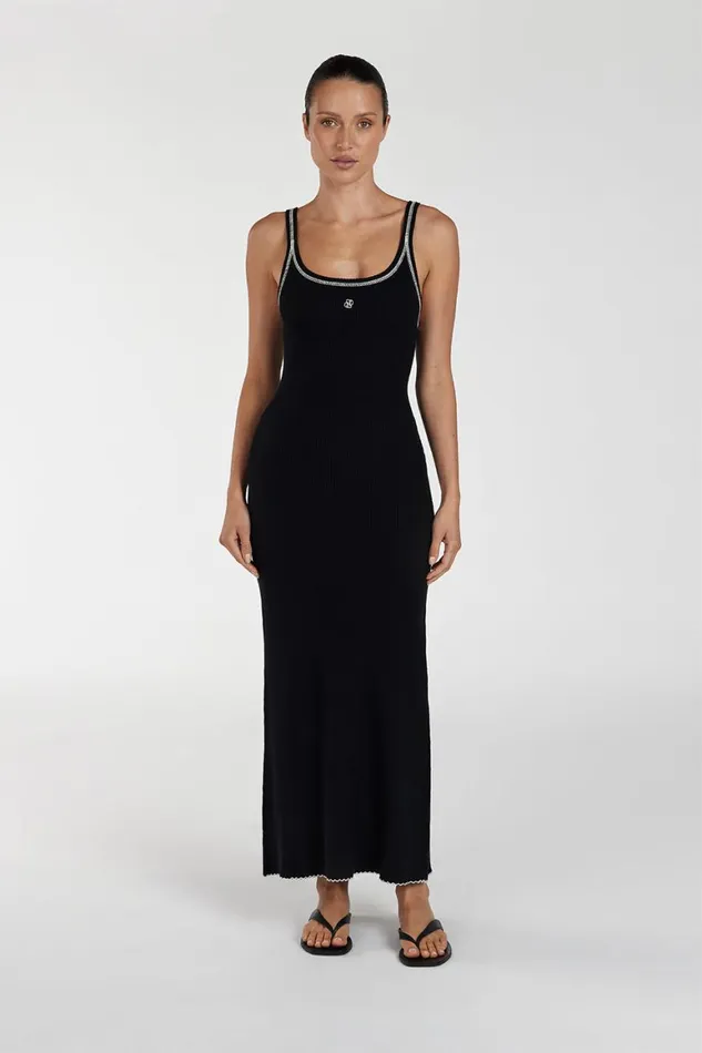 DISSH Midi Dresses SIGNATURE CONTRAST SCOOP MIDI DRESS 8211 Women