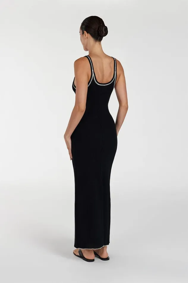 DISSH Midi Dresses SIGNATURE CONTRAST SCOOP MIDI DRESS 8211 Women