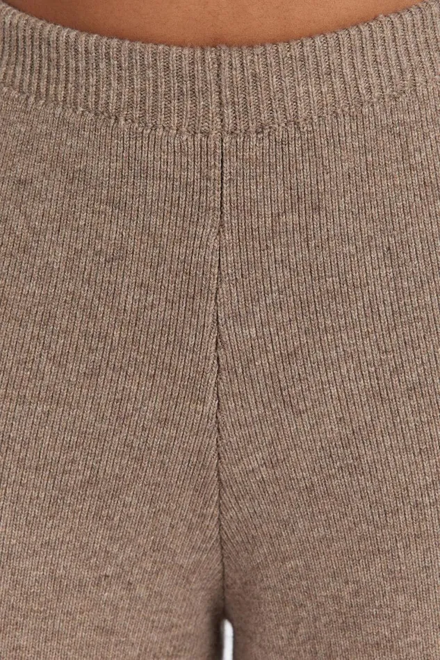 DISSH Pants CLEMENCE CHOC MARLE KNIT PANT 8211 Women