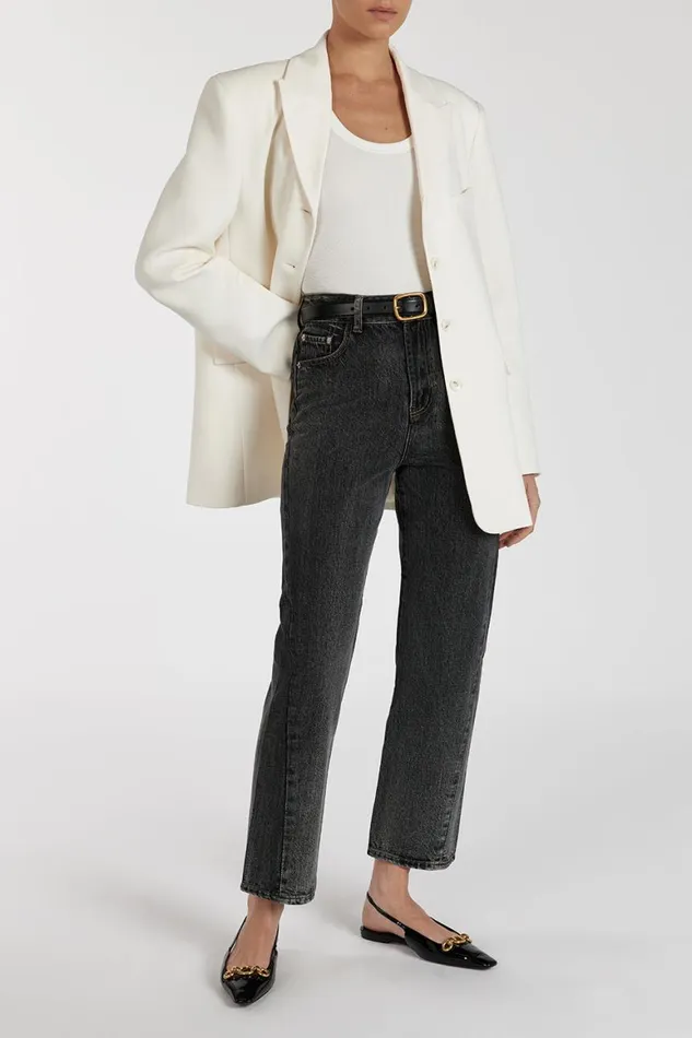DISSH Pants FINN WASHED BLACK TWISTED SEAM JEAN 8211 Women