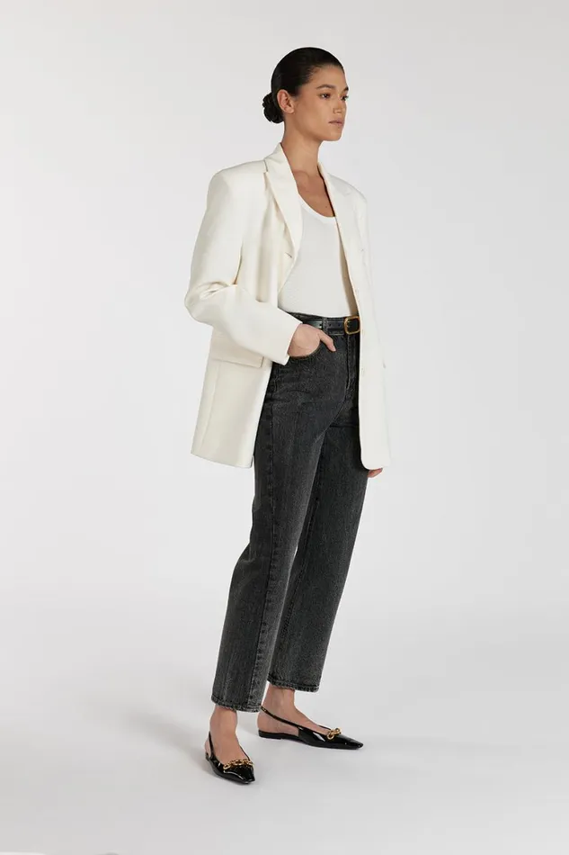 DISSH Pants FINN WASHED BLACK TWISTED SEAM JEAN 8211 Women