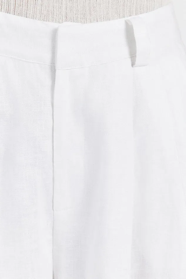 DISSH Pants HOLDEN WHITE LINEN PANT 8211 Women