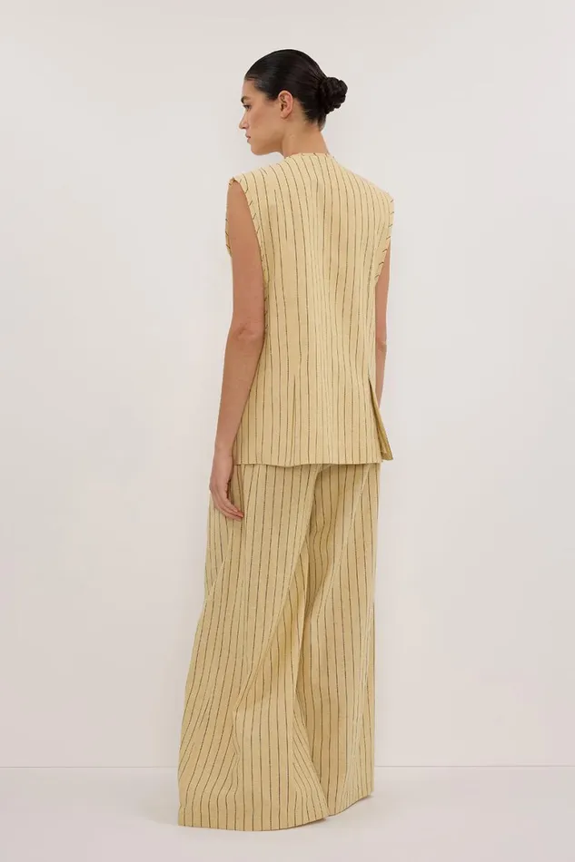 DISSH Vests OLLIE DUNE STRIPE OVERSIZED VEST 8211 Women