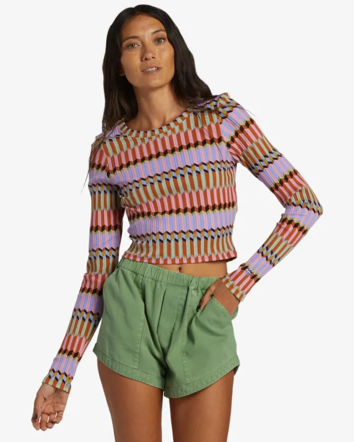 Dont Sweat It Top Multi Women Billabong Tops