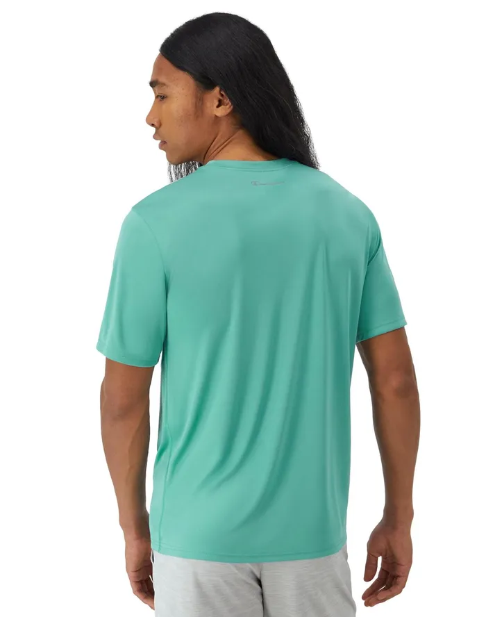 Double Dry Tee Aqua Crush Men Champion TShirts and Tops