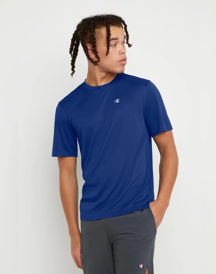 Double Dry Tee Royal Blue Men Champion TShirts and Tops