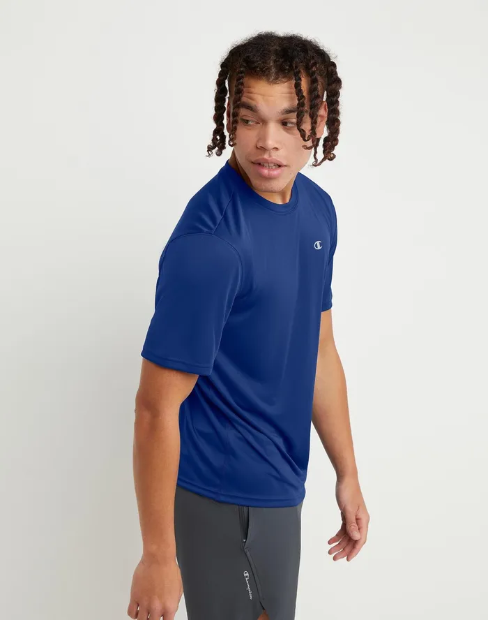 Double Dry Tee Royal Blue Men Champion TShirts and Tops