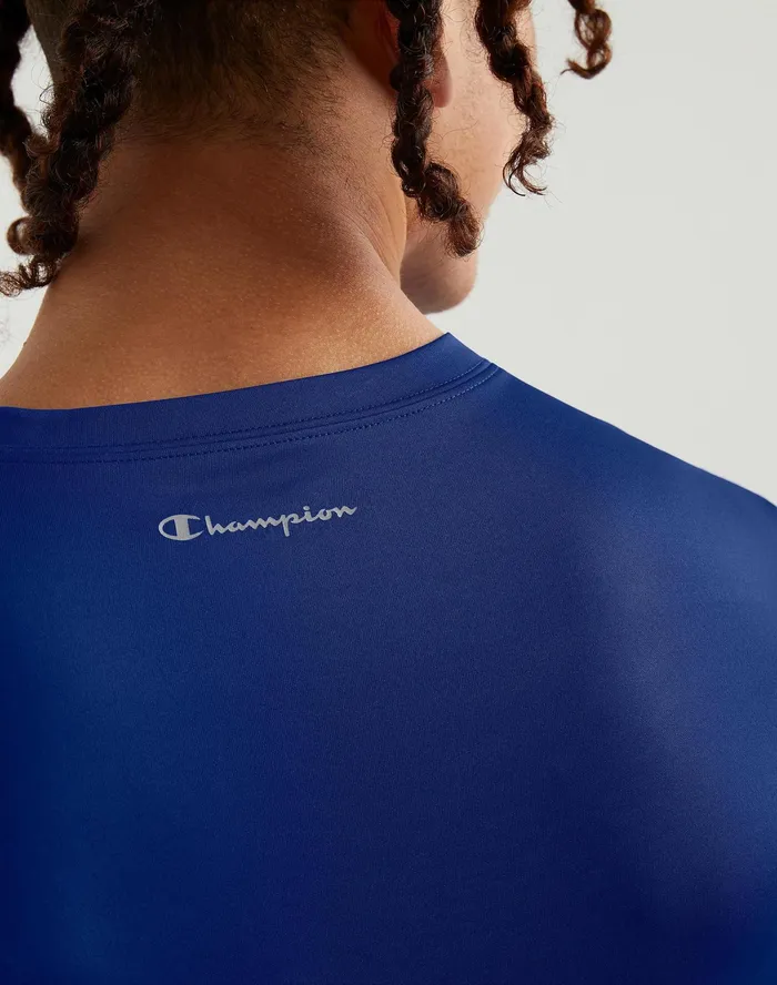 Double Dry Tee Royal Blue Men Champion TShirts and Tops
