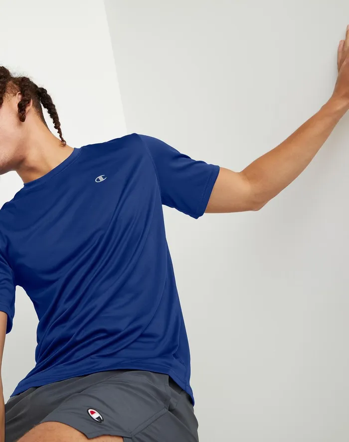 Double Dry Tee Royal Blue Men Champion TShirts and Tops