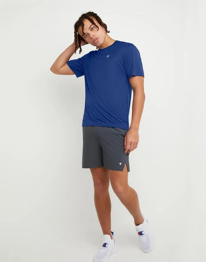 Double Dry Tee Royal Blue Men Champion TShirts and Tops