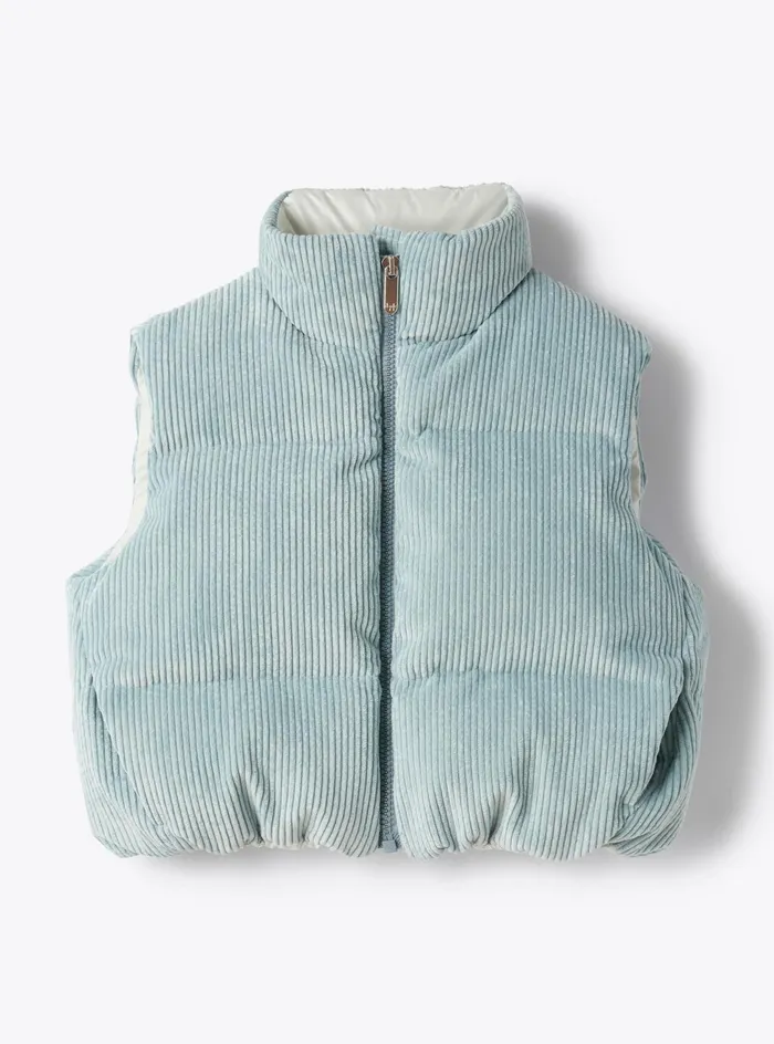 Downjackets Girl 216 Il Gufo Padded Corduroy Vest