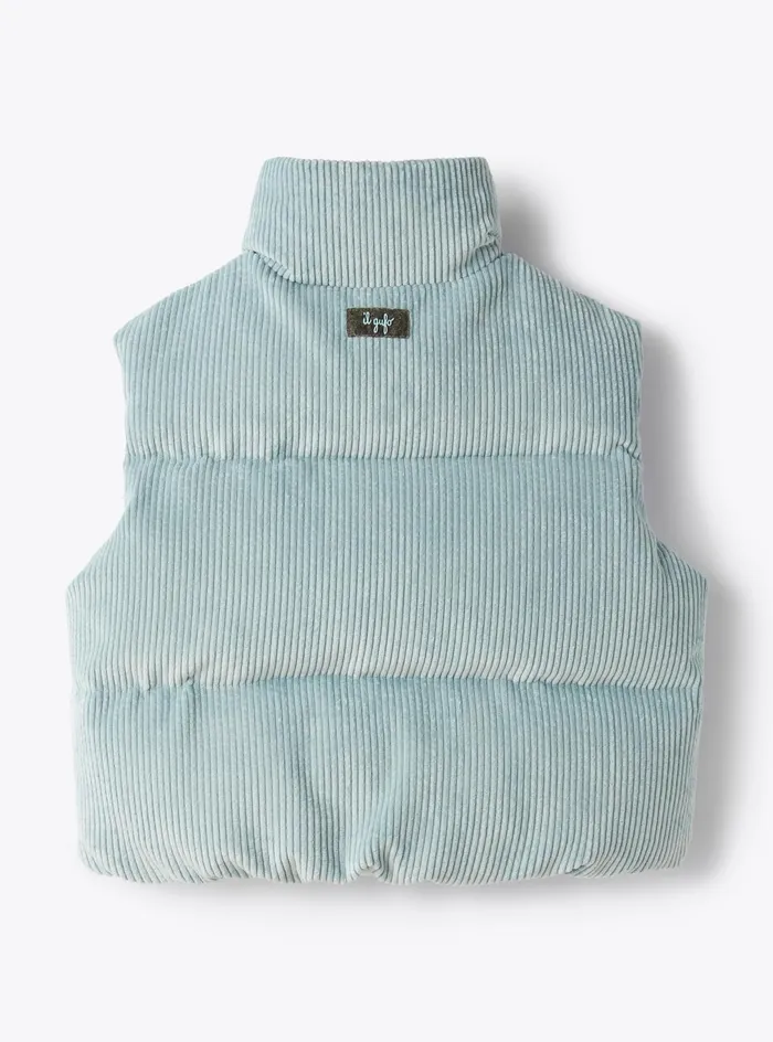 Downjackets Girl 216 Il Gufo Padded Corduroy Vest