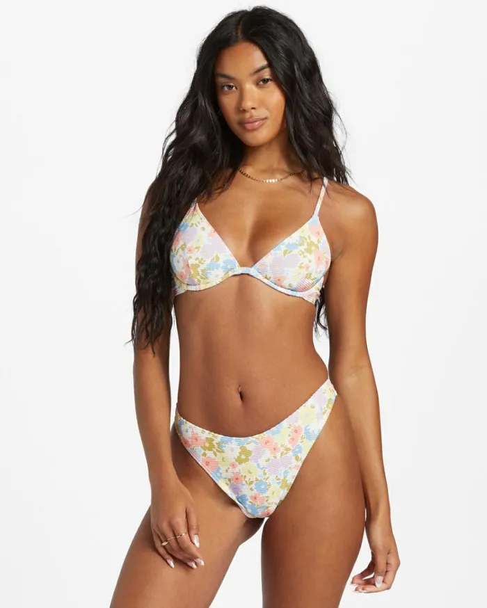 Dream Chaser Tanlines Reese Bikini Top Multi Women Billabong Bikinis