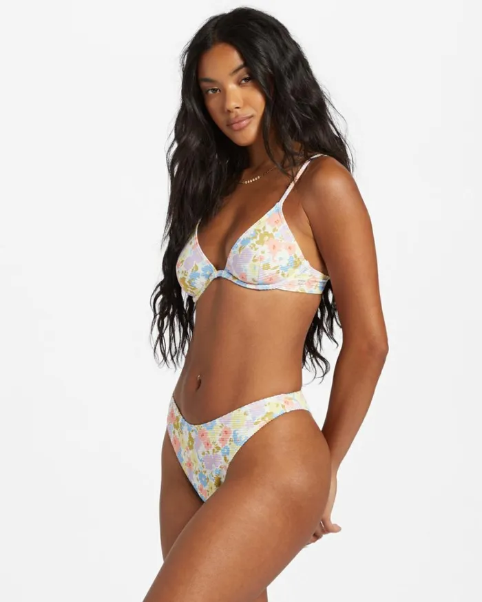 Dream Chaser Tanlines Reese Bikini Top Multi Women Billabong Bikinis