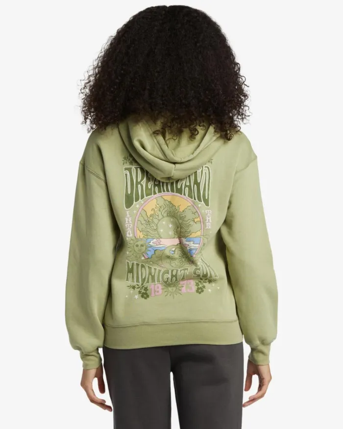 Dreamland Sweatshirt Avocado Women Billabong Sweatshirts and Fleece