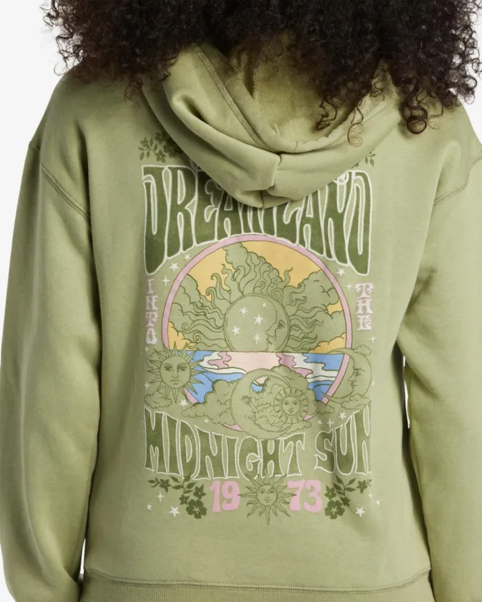 Dreamland Sweatshirt Avocado Women Billabong Sweatshirts and Fleece