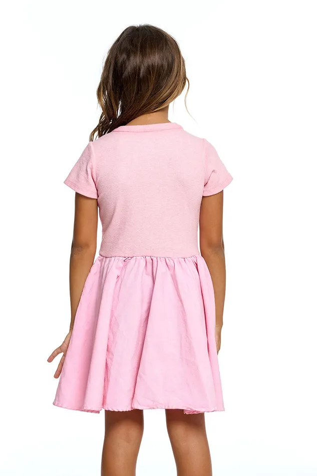 Dresses and Skirts Girls Heirloom Wovens And Linen Rib Short Sleeve Twirl Dress Chaser Brand Dresses and Skirts Girls Heirloom Wovens And Linen Rib Short Sleeve Twirl Dress Chaser Brand
