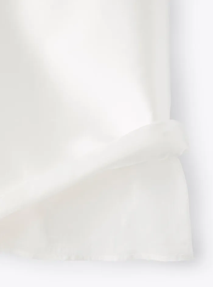 Dresses Girl 216 Il Gufo Shortsleeve Dress In Mikado