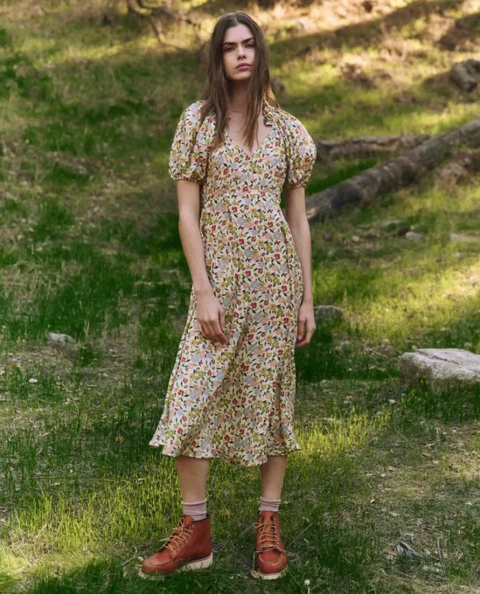 Dresses Women039s The Great The Hyacinth Dress Floating Petals Floral