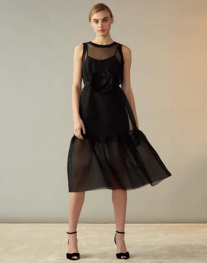 Dresses Women Cynthia Rowley Carrie Organza Midi Dress