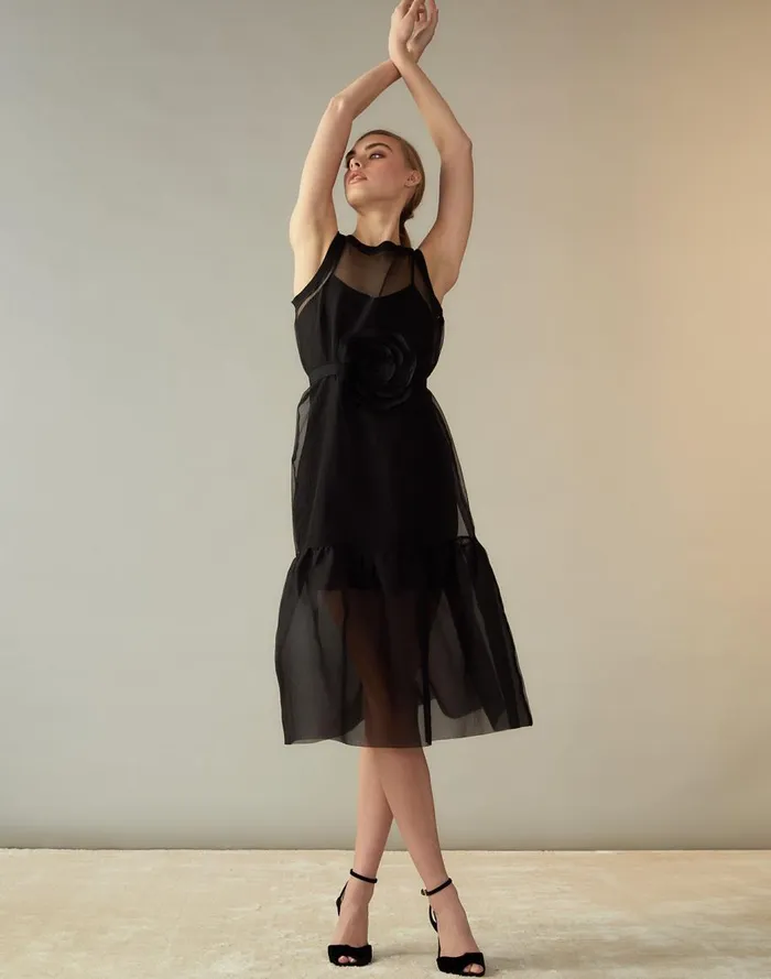 Dresses Women Cynthia Rowley Carrie Organza Midi Dress