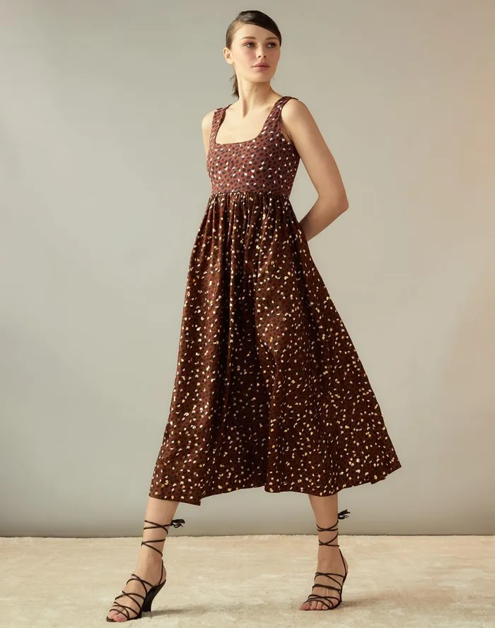 Dresses Women Cynthia Rowley Gold Foil Isla Dress